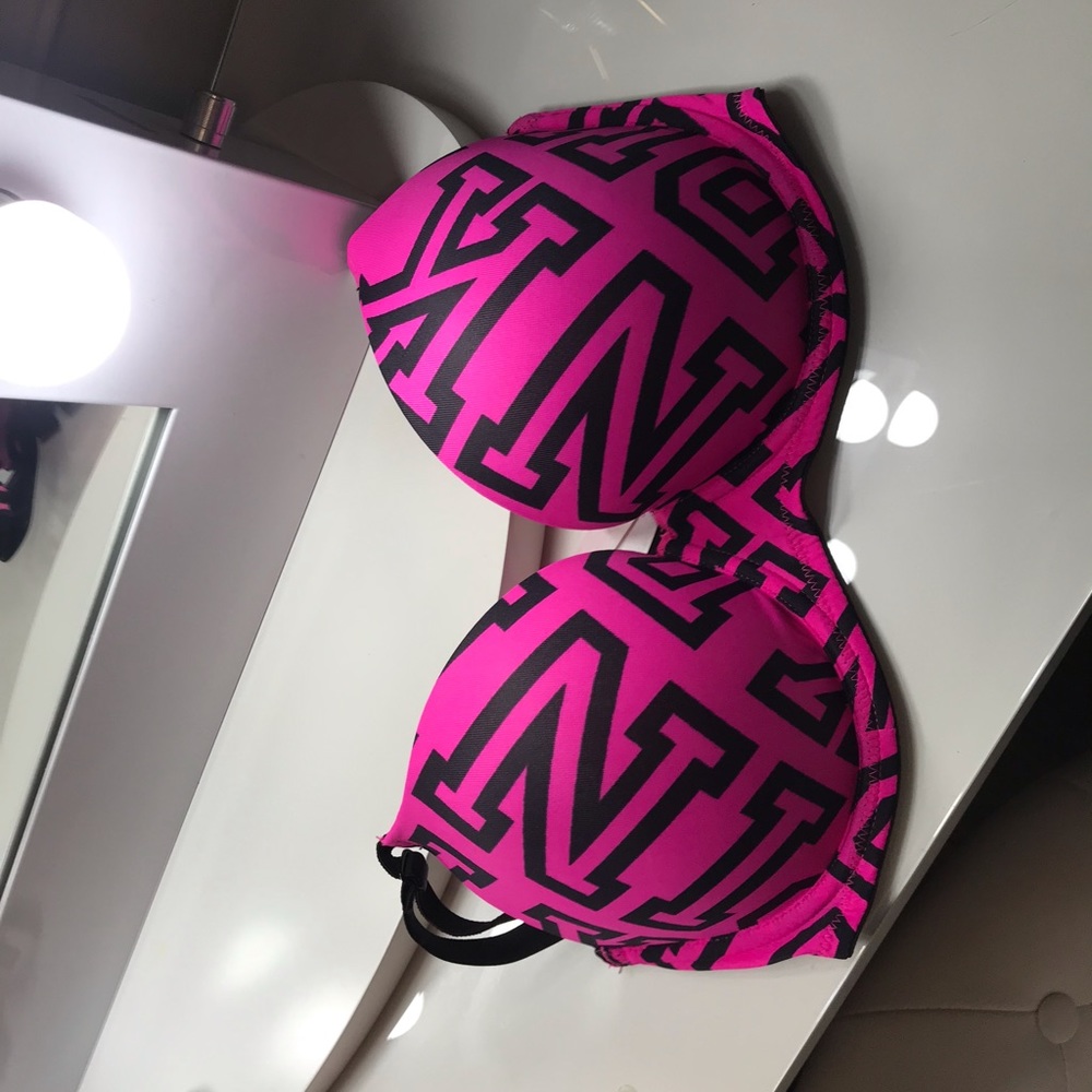 Pink bra